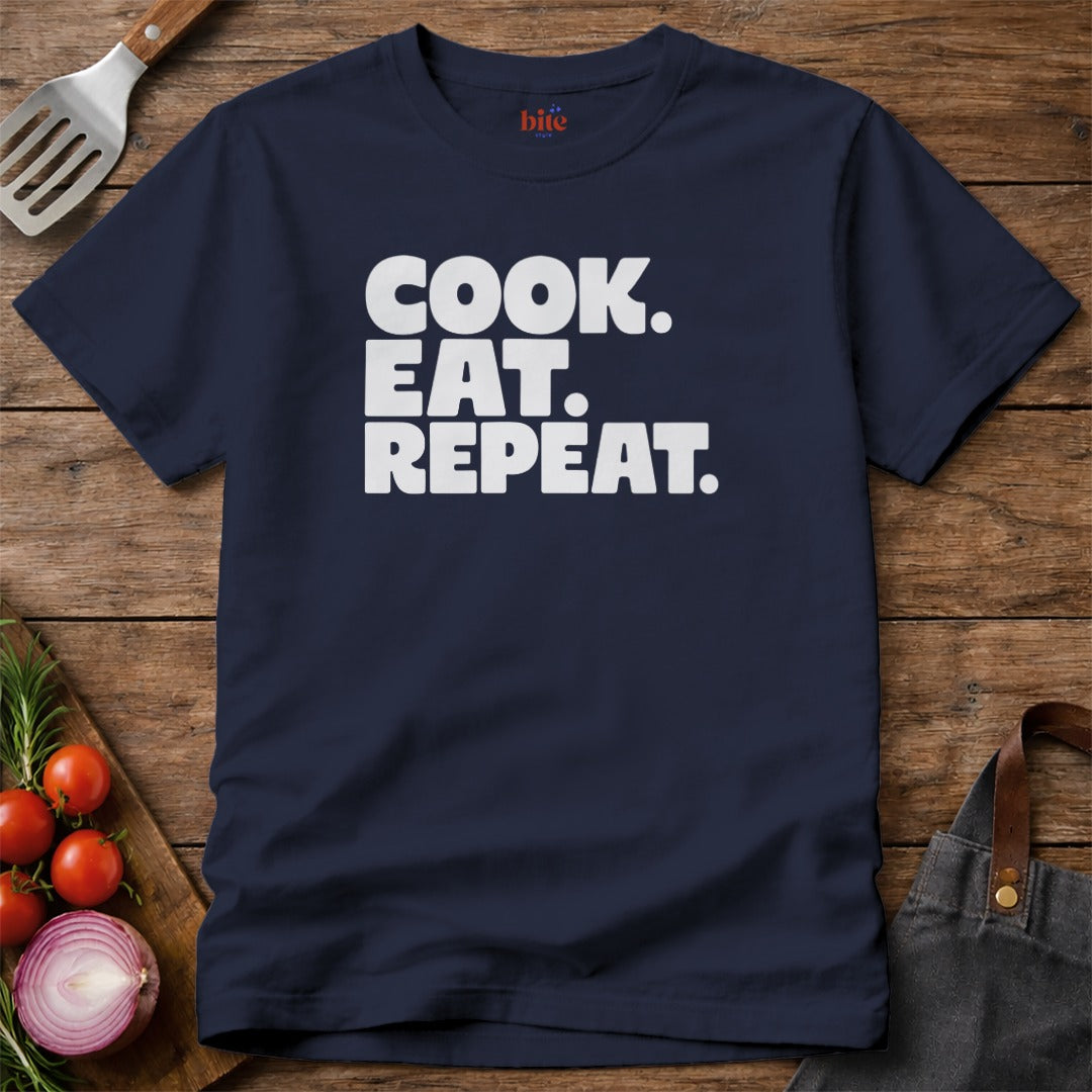 Cook Eat Repeat T-Shirt