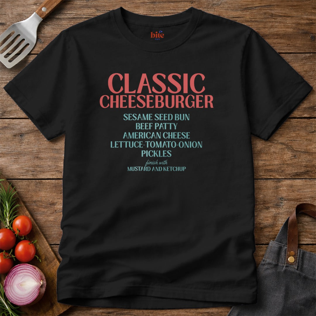 Cheeseburger Recipe T-Shirt