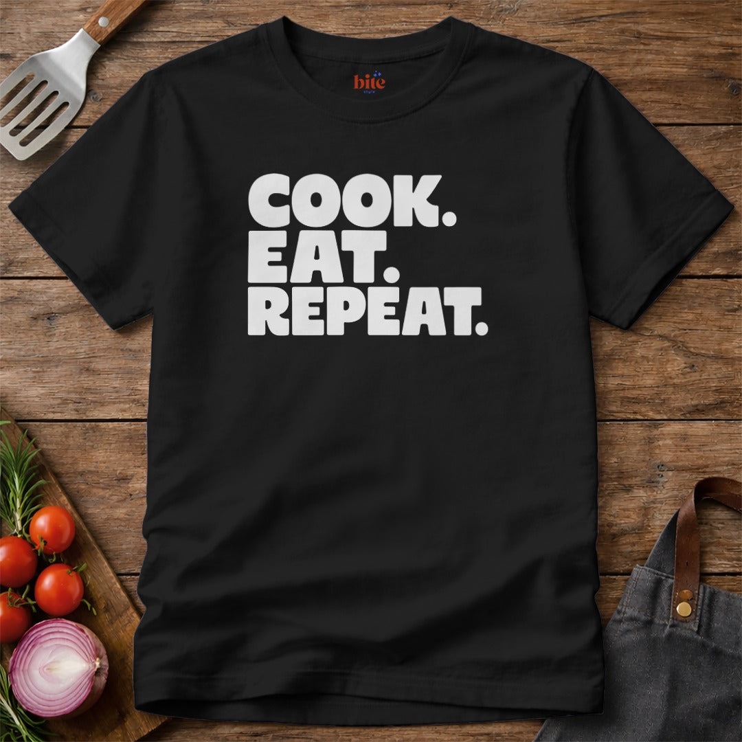 Cook Eat Repeat T-Shirt