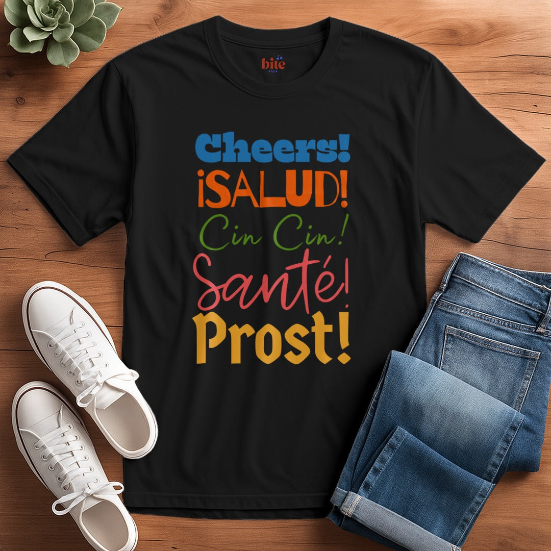Fluent In Cheers T-Shirt