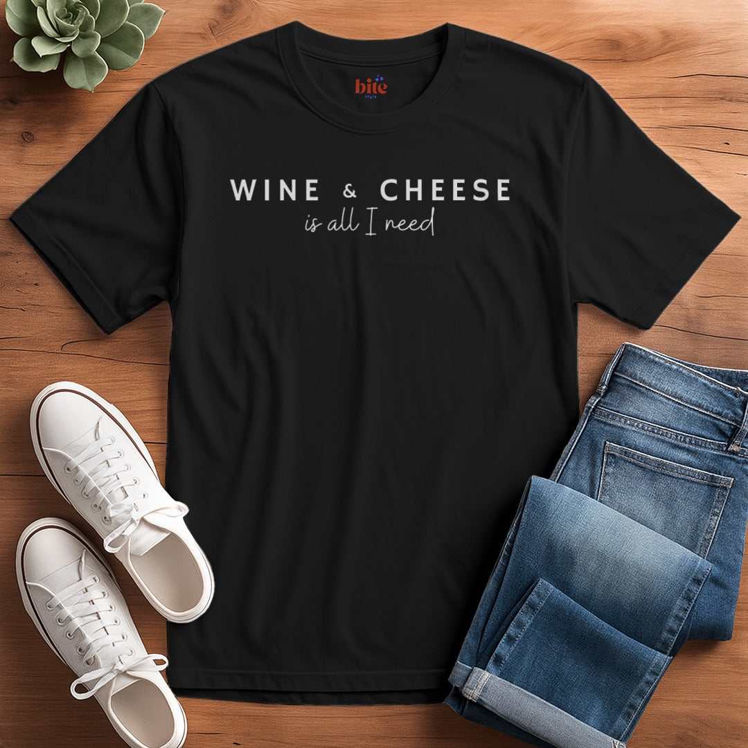 Wine & Cheese Lover T-Shirt