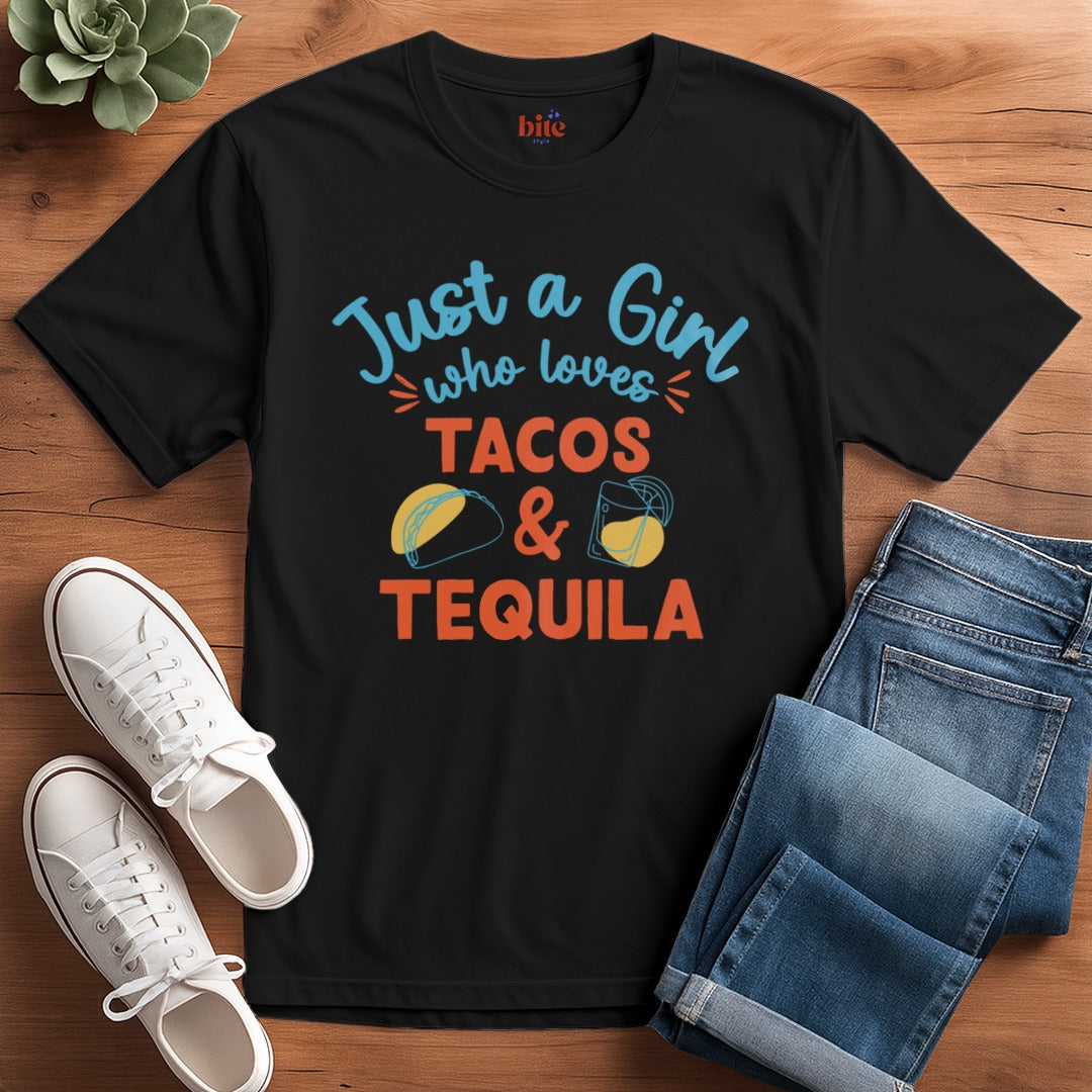 Girl Who Loves Tacos and Tequila T-Shirt