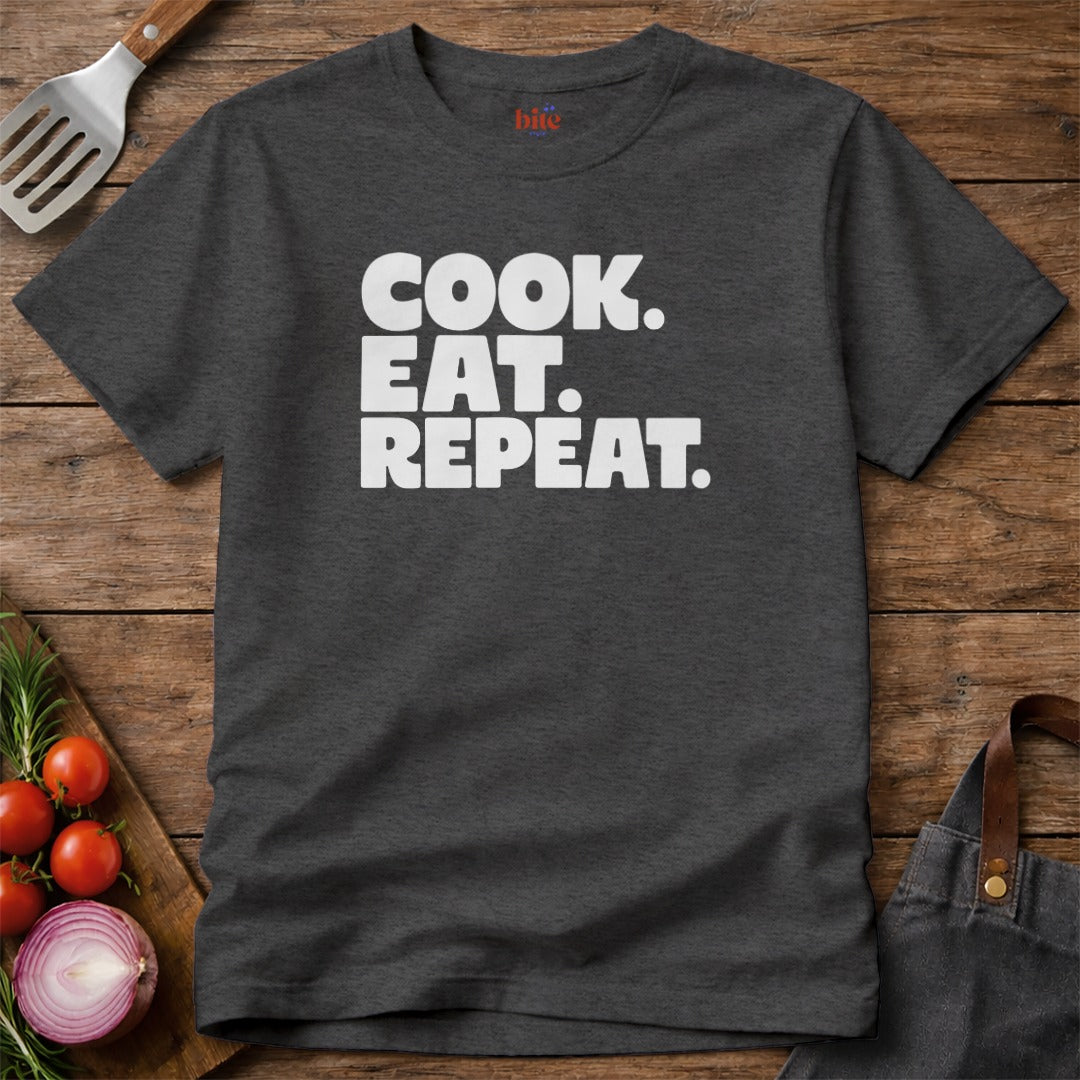 Cook Eat Repeat T-Shirt