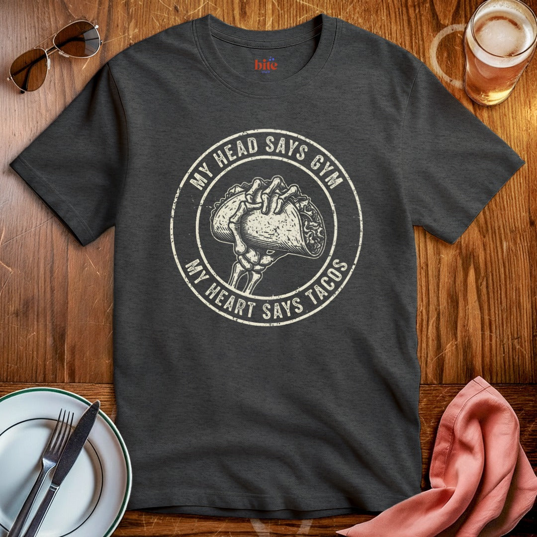 Tacos Versus Gym T-Shirt