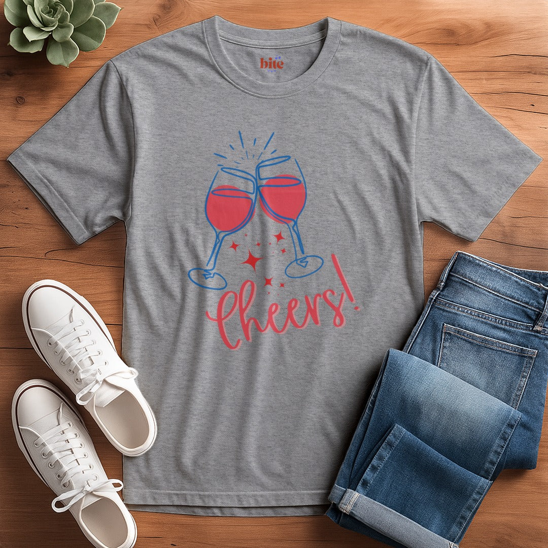Cheers Wine T-Shirt