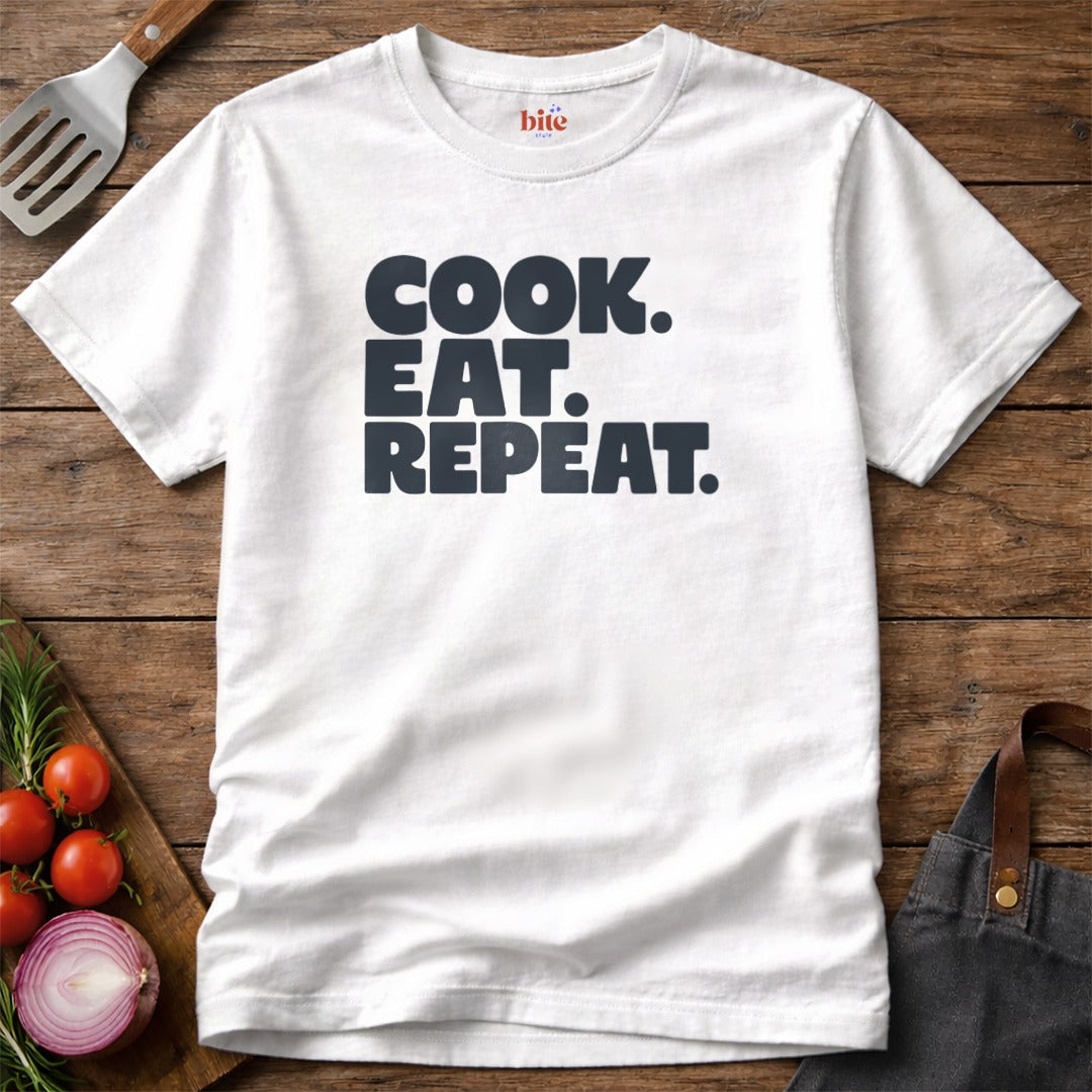 Cook Eat Repeat T-Shirt