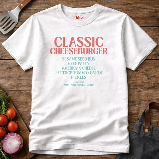 Cheeseburger Recipe T-Shirt
