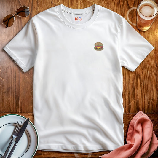 Burger Embroidered T-Shirt